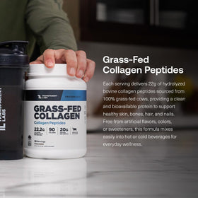 Transparent Labs Poudre de Collagène Peptides Chocolat - dos de l'emballage
