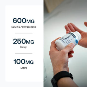 Transparent Labs Vitality Complément Alimentaire 60 Capsules en gros plan