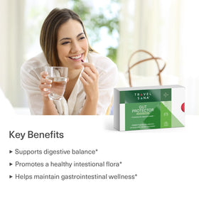 TRAVELSANA Probiotiques Voyage 30 Capsules - Blister étanche