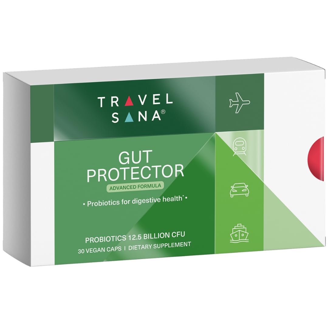 TRAVELSANA Probiotiques Voyage 30 Capsules - Emballage avant