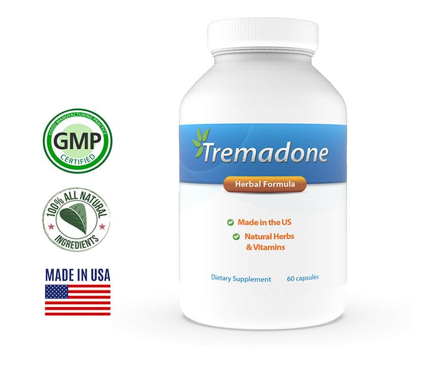 Tremadone complément alimentaire 50g vue arrière avec ingrédients