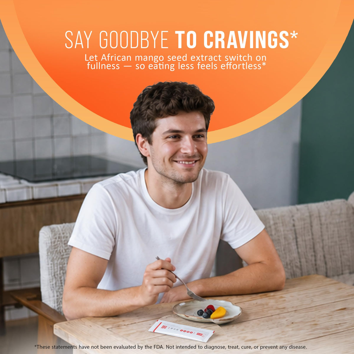 TrendyFood SlimPLUS Probiotique stick pack sur une table