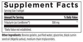 Tri-Butyrin Designs for Health avec un fond naturel