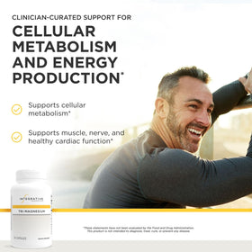 Tri-Magnesium Integrative Therapeutics side view of the bottle