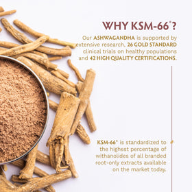TRIBE ORGANICS Ashwagandha KSM-66 ingredients list