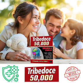 Tribedoce B-Complex 100 ml ampoules sur table