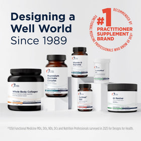 Trio Complet Designs for Health avec des fruits frais