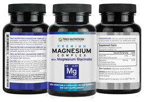 TRIO NUTRITION Complexe de Magnésium Glycinate 420mg, présentation des capsules