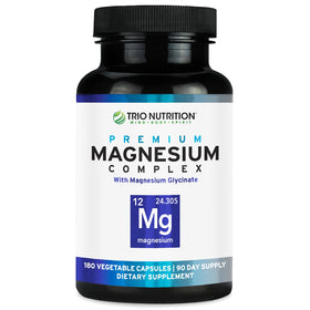 TRIO NUTRITION Complexe de Magnésium Glycinate 420mg, vue de l'avant