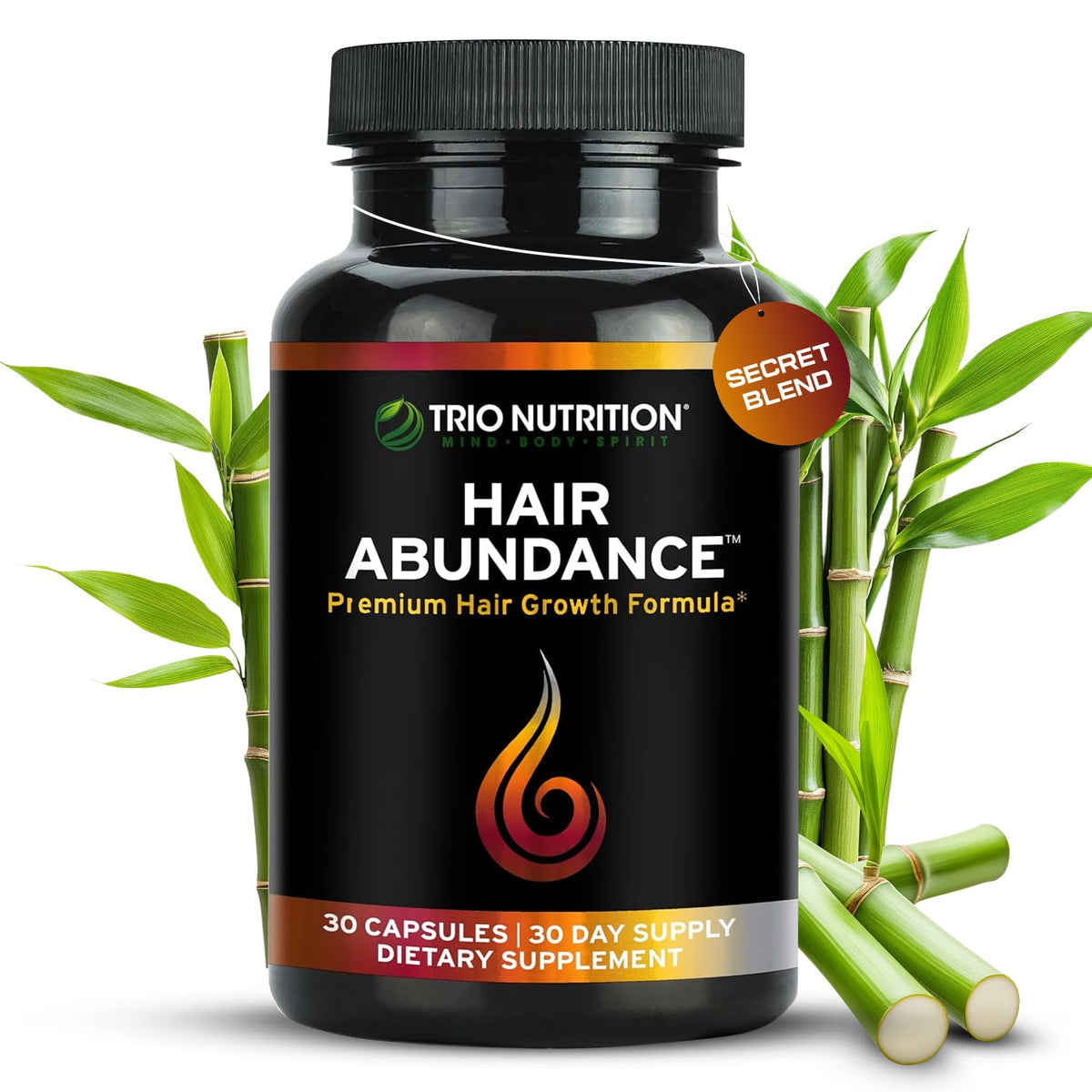 TRIO NUTRITION Hair Abundance Biotine 10 000 mcg - emballage avant