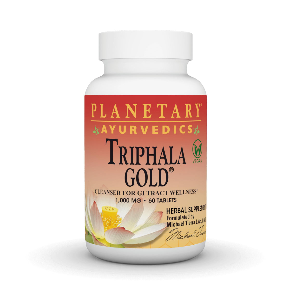 Triphala Gold de Planetary Herbals, flacon de 60 capsules