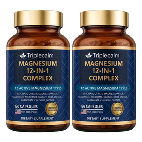 Triplecalm Complément Alimentaire Magnésium 12 en 1 1000mg face