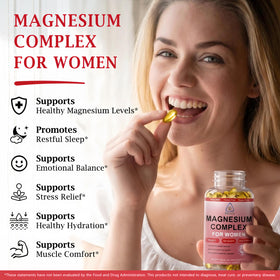 TriPurris Complexe Magnésium 16-en-1 gélules liquides côté