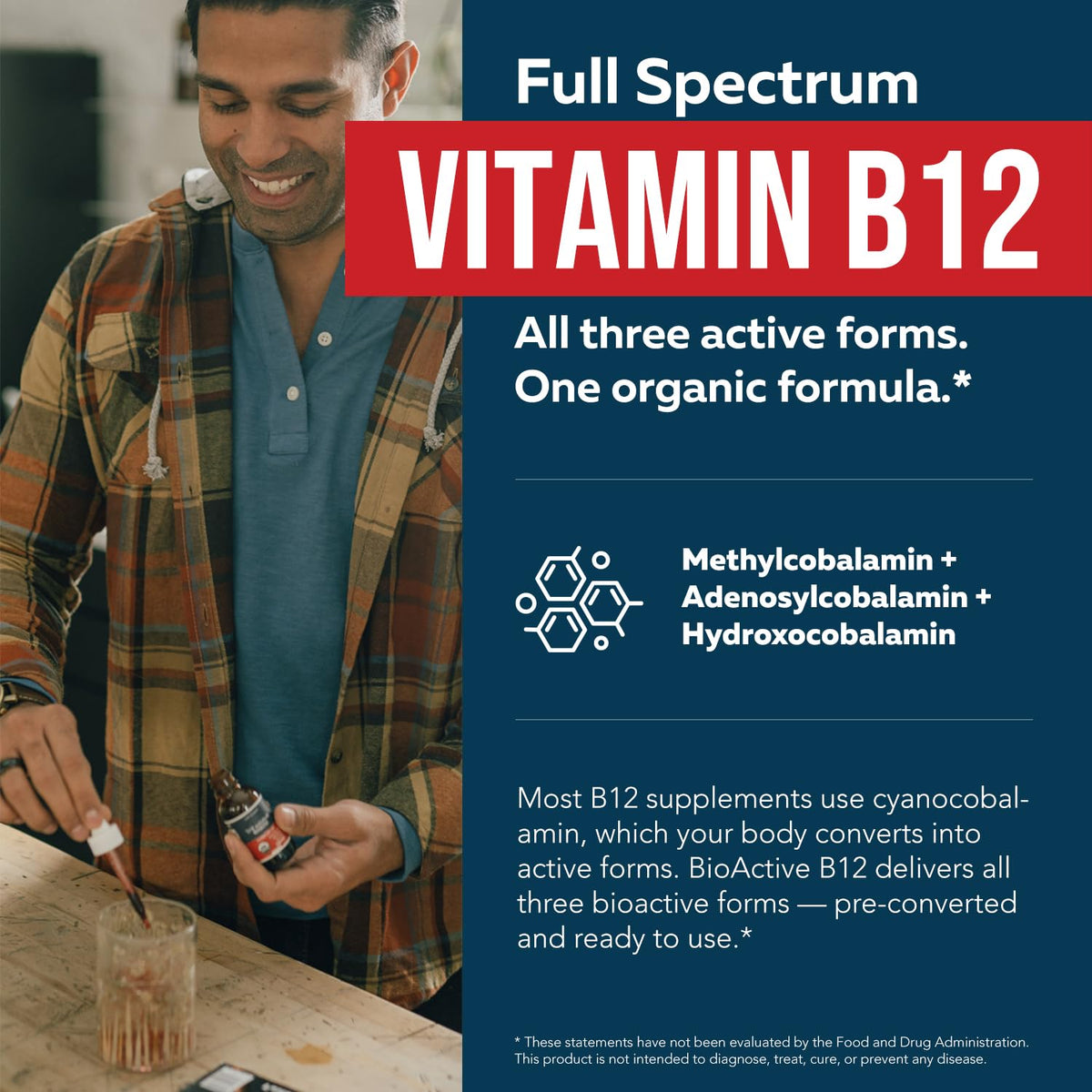 Triquetra Health B12 5000 mcg gouttes sublinguales en verre