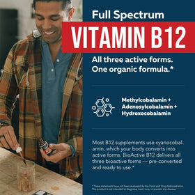 Triquetra Health B12 5000 mcg gouttes sublinguales en verre