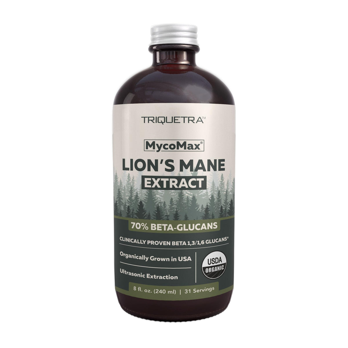 Triquetra Health Extrait de Lion's Mane 500 mg - vue avant du produit