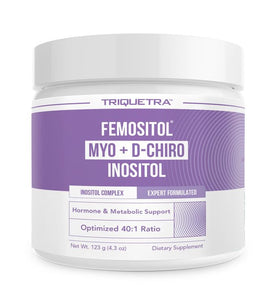 Triquetra Health FemoSitol Poudre d'Inositol 123g emballage avant