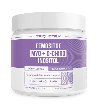 Triquetra Health FemoSitol Poudre d'Inositol 123g emballage avant