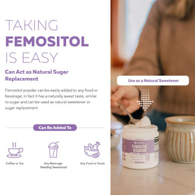 Triquetra Health FemoSitol Poudre d'Inositol 123g ingrédients