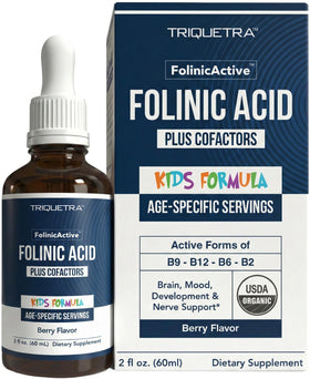Triquetra Health FolinicActive Kids 60mL flacon avant