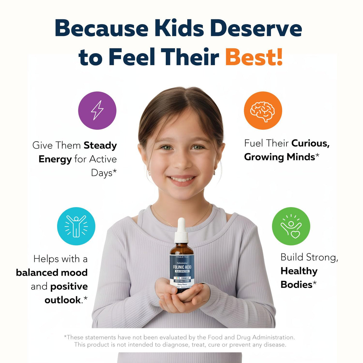 Triquetra Health FolinicActive Kids affichage des gouttes