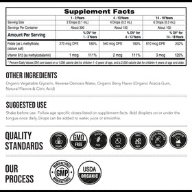 Triquetra Health Kids L-Méthylfolate dans une cuisine lumineuse