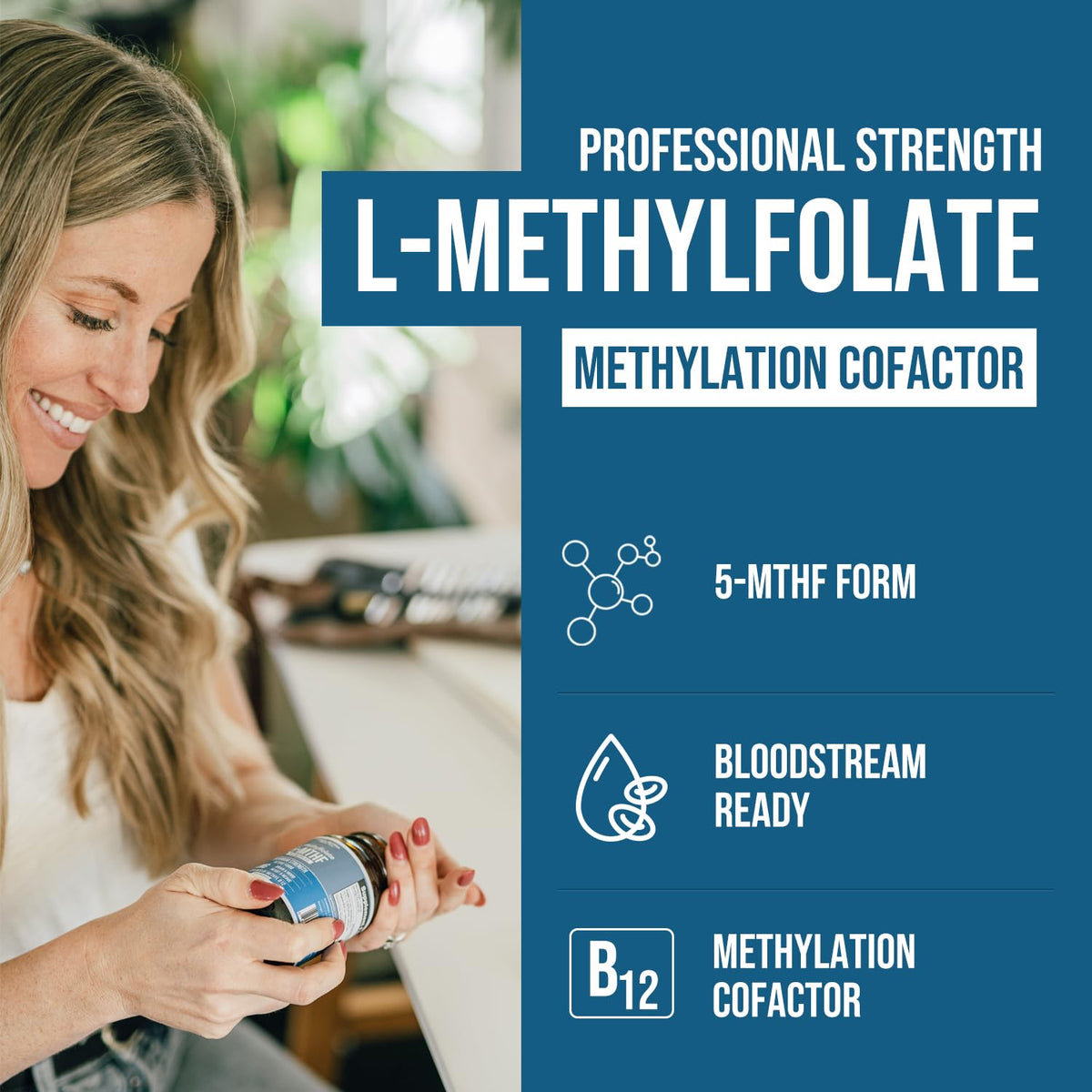 Triquetra Health L-Méthyl Folate 15mg gélules arrière
