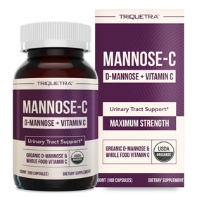 Triquetra Health Mannose-C 180 capsules vue avant du flacon