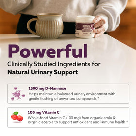 Triquetra Health Mannose-C Poudre Bio 1500 mg D-Mannose étiquette
