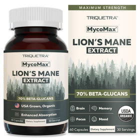Triquetra Health MycoMax Complément Alimentaire Champignon 500 mg - vue avant