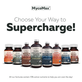 Triquetra Health MycoMax sur fond neutre