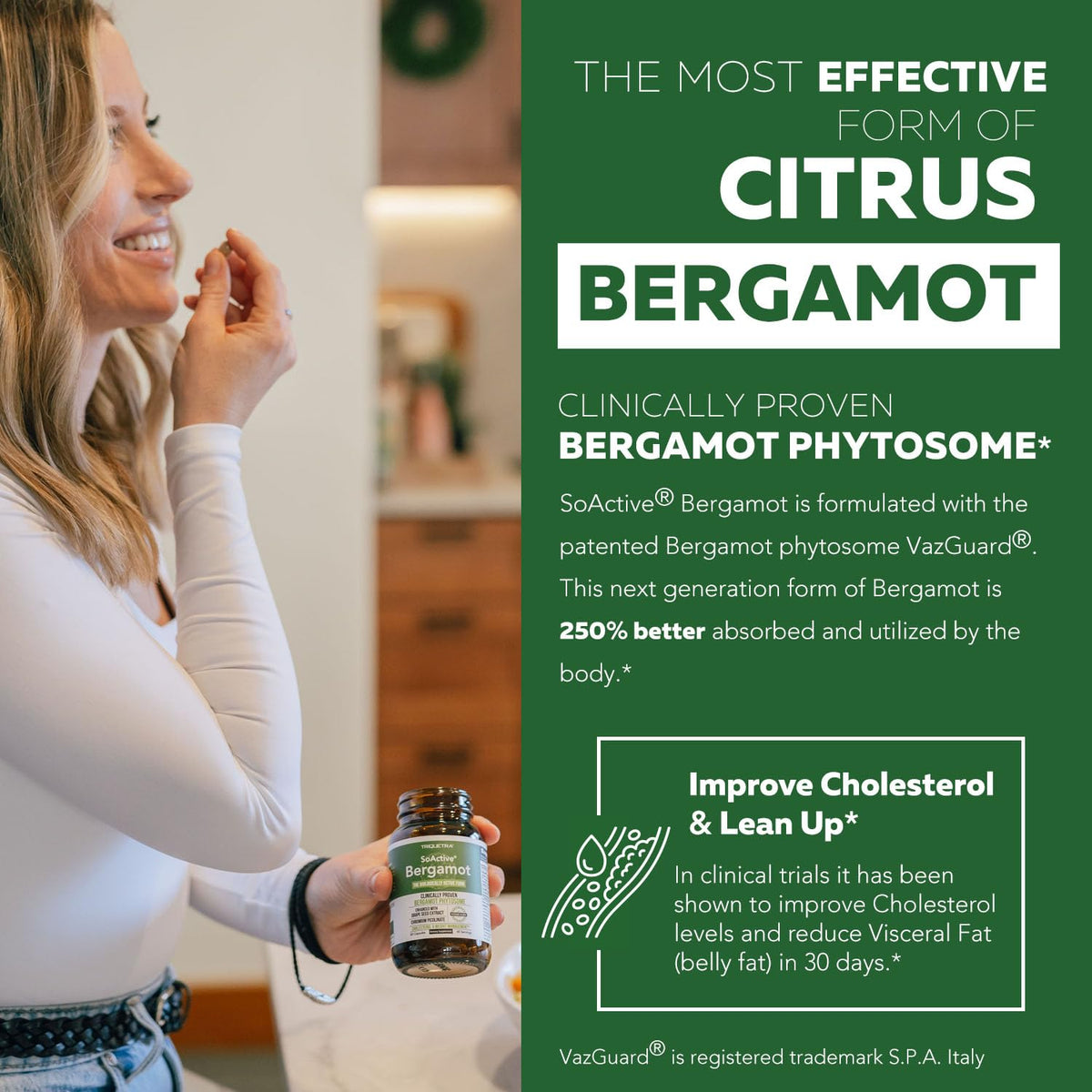 Triquetra Health SoActive Bergamot 60 capsules vue arrière