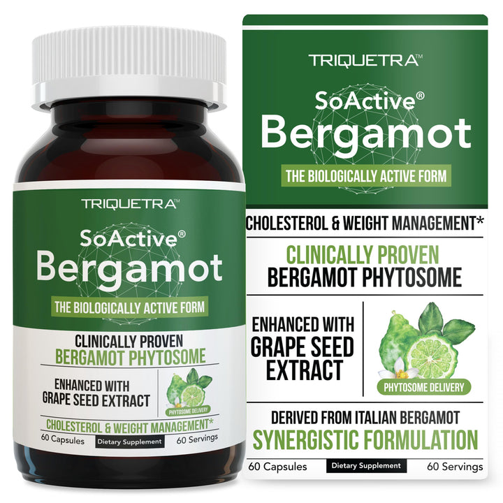 Triquetra Health SoActive Bergamot 60 capsules vue avant