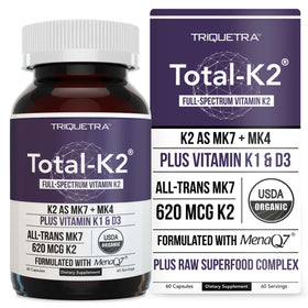 Triquetra Health Total K2 60 capsules vue avant
