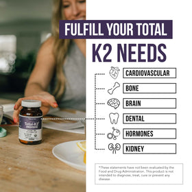 Triquetra Health Total K2 avec fruits et légumes
