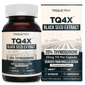 Triquetra Health TQ-Advanced 4X capsules de 120 unités en bouteille en verre