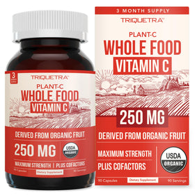 Triquetra Health Vitamine C Organique 250 mg boîtier avant