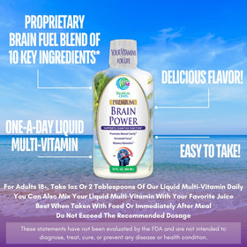 Tropical Oasis Brain Power dosage recommandé sur cuillère