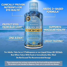Tropical Oasis complément vision liquide 20mg lutéine ingrédients clés