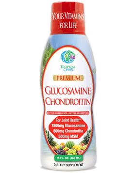 Tropical Oasis Glucosamine Chondroitin 1500mg 16 Fl Oz devant