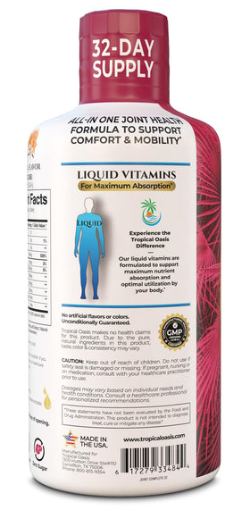 Tropical Oasis Joint Complete Premium 32oz bouteille sur fond blanc