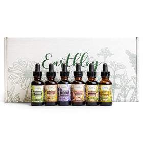 Trousse de teintures herbales Earthley Wellness en voyage
