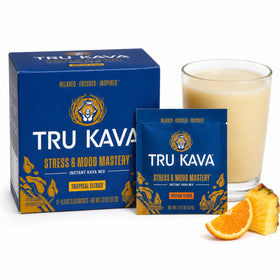 Tru Kava Poudre de Kava Entière sachets dans l'emballage