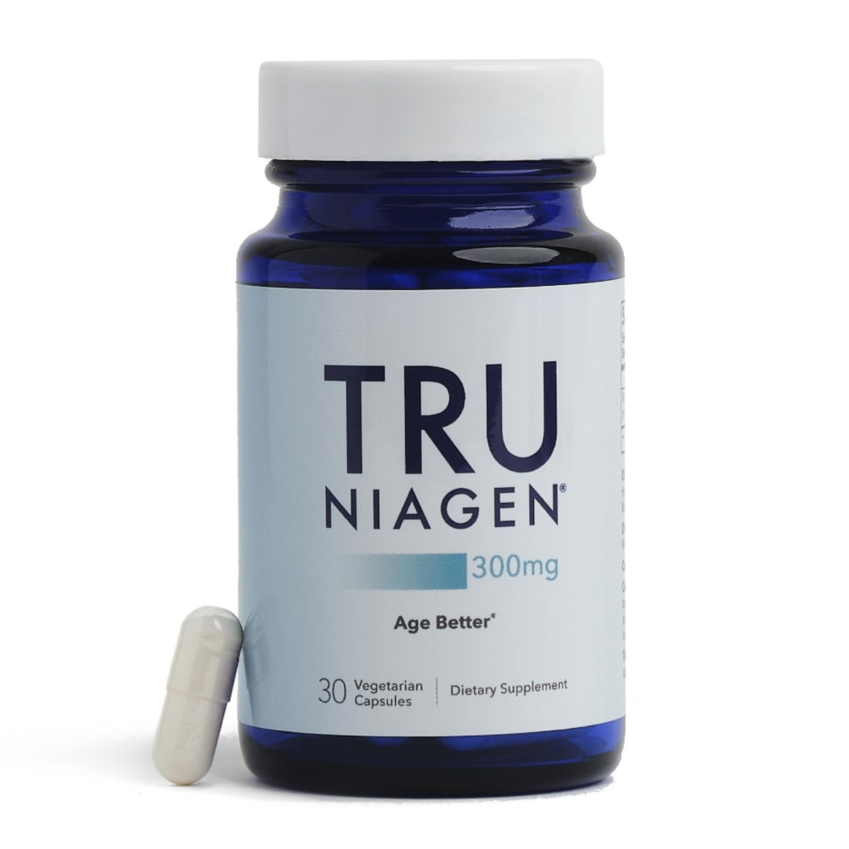 TRU NIAGEN complément alimentaire NAD+ exposé sur une surface
