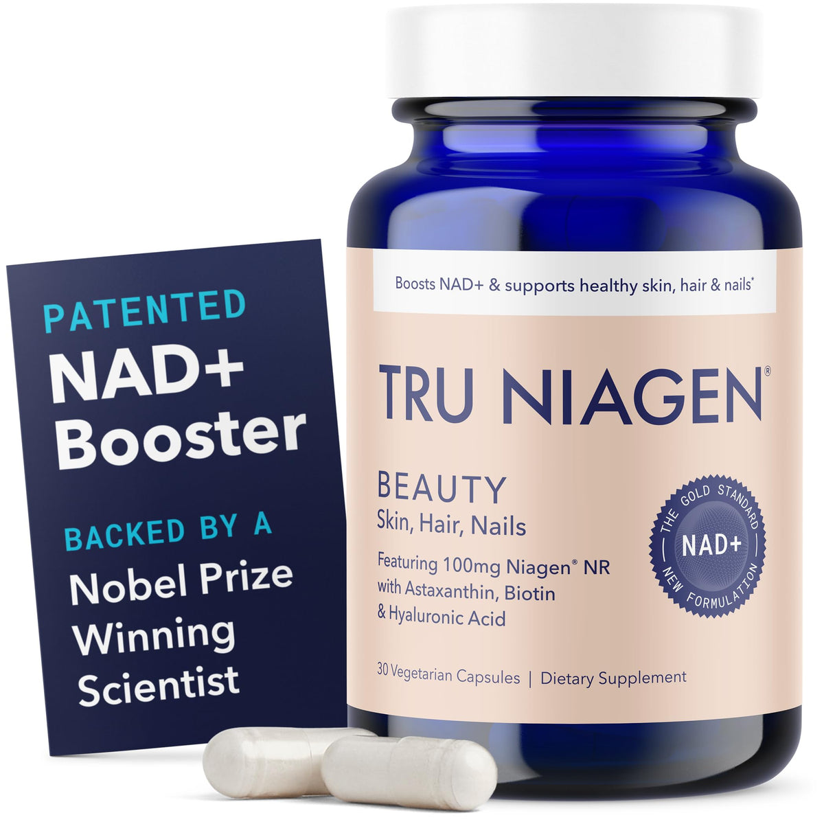 TRU NIAGEN Complément Beauté NAD+ 30 Capsules vue avant