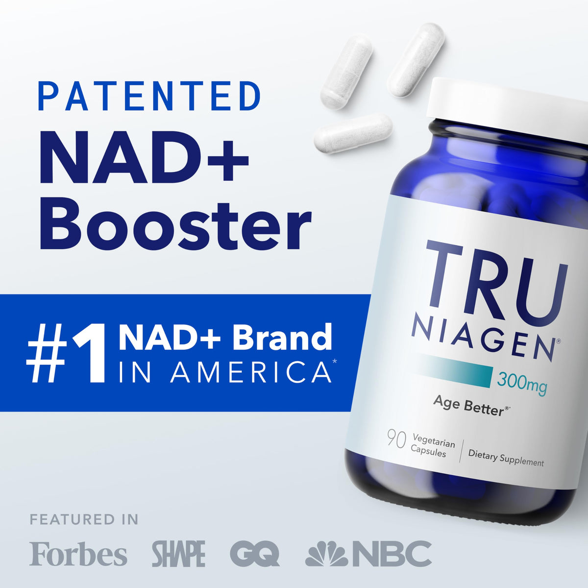 TRU NIAGEN Complément NAD+ 300mg en boîte