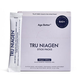 TRU NIAGEN Stick Pack sur une table de travail
