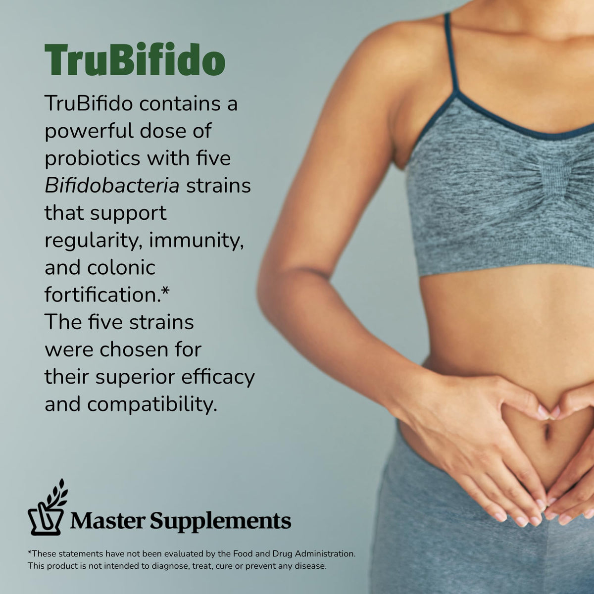 TruBifido complément alimentaire 30 capsules avec bouteille en verre