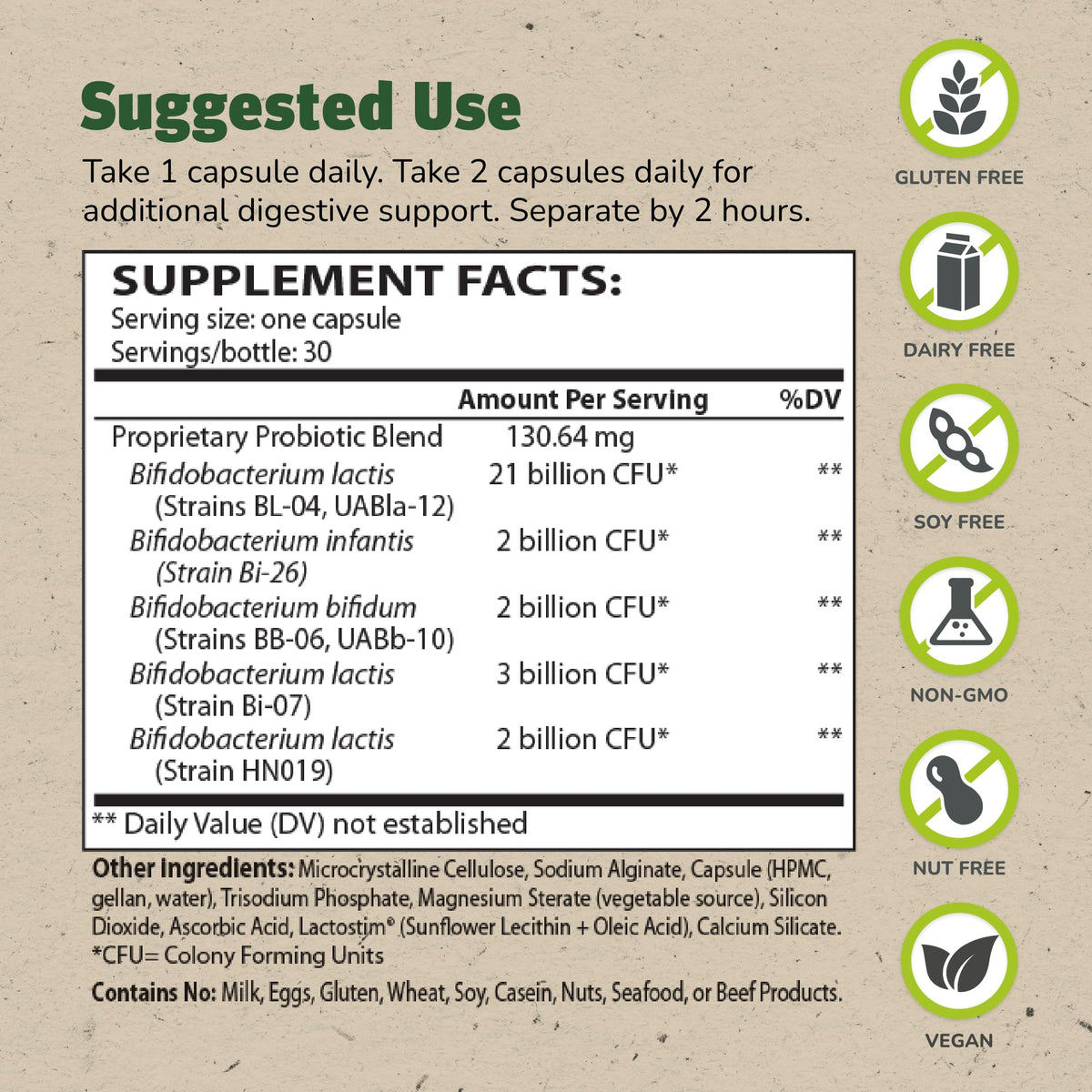 TruBifido complément alimentaire 30 capsules emballage