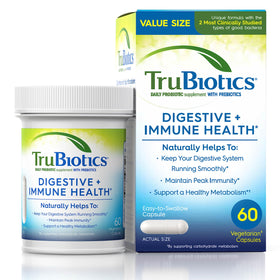 TruBiotics Compléments Alimentaires Probiotiques 60 Capsules vue de face